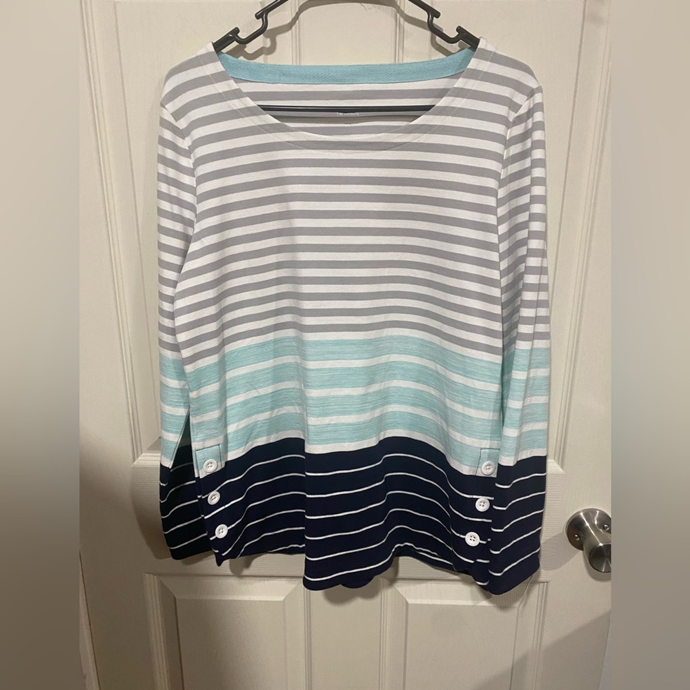 T by Talbots striped shirt
